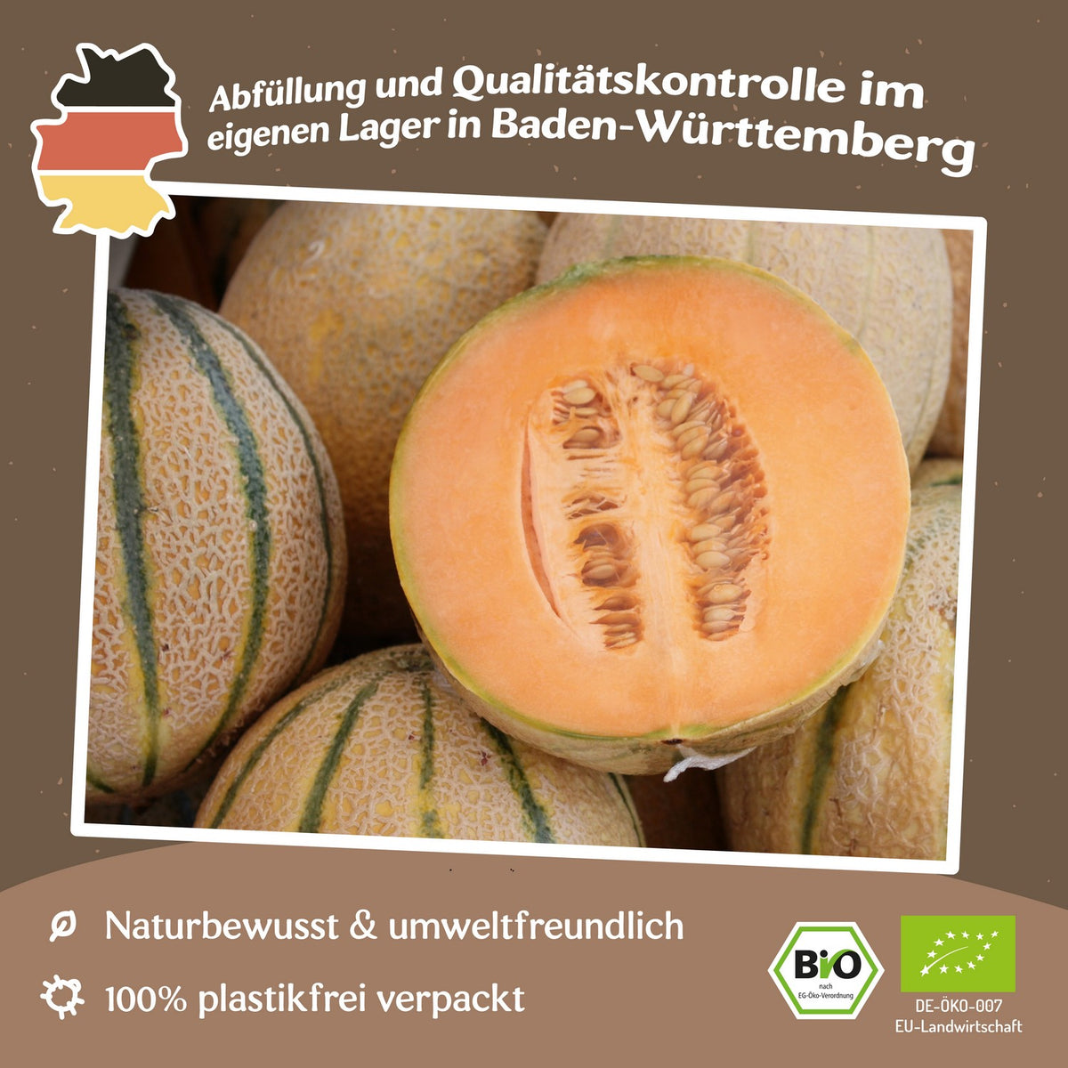 Bio-Honigmelone Amelia Samen