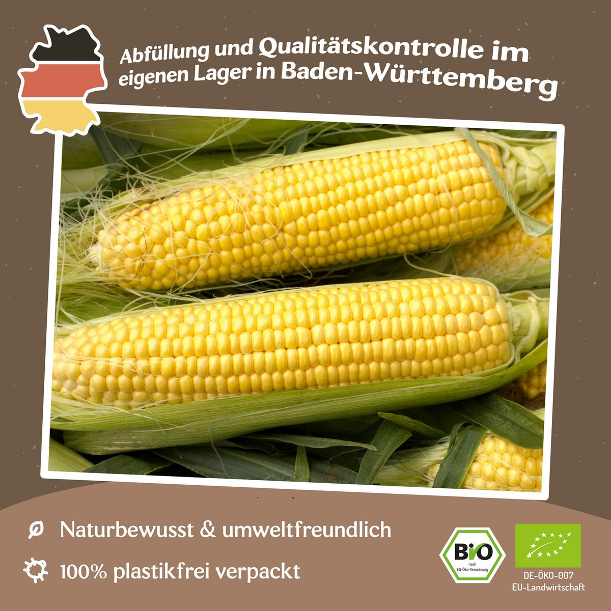 Bio-Zuckermais Golden Bantam Samen