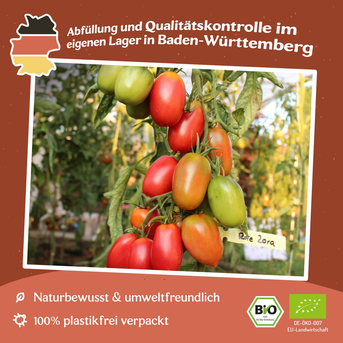 Rote Zora Bio-Tomatensamen