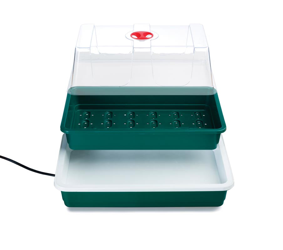 Elektrisches Zimmergewächshaus „One Top“ – 8-Watt-Heizplatte, kompaktes Design für Fensterbänke