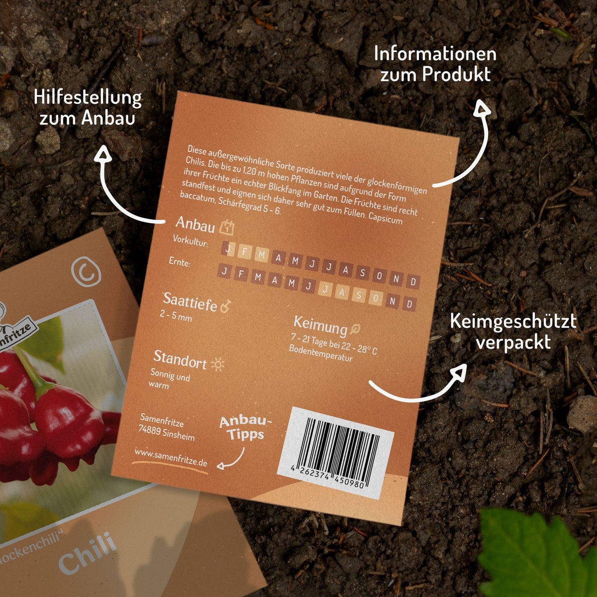 Glockenchili Bishops Crown Samen