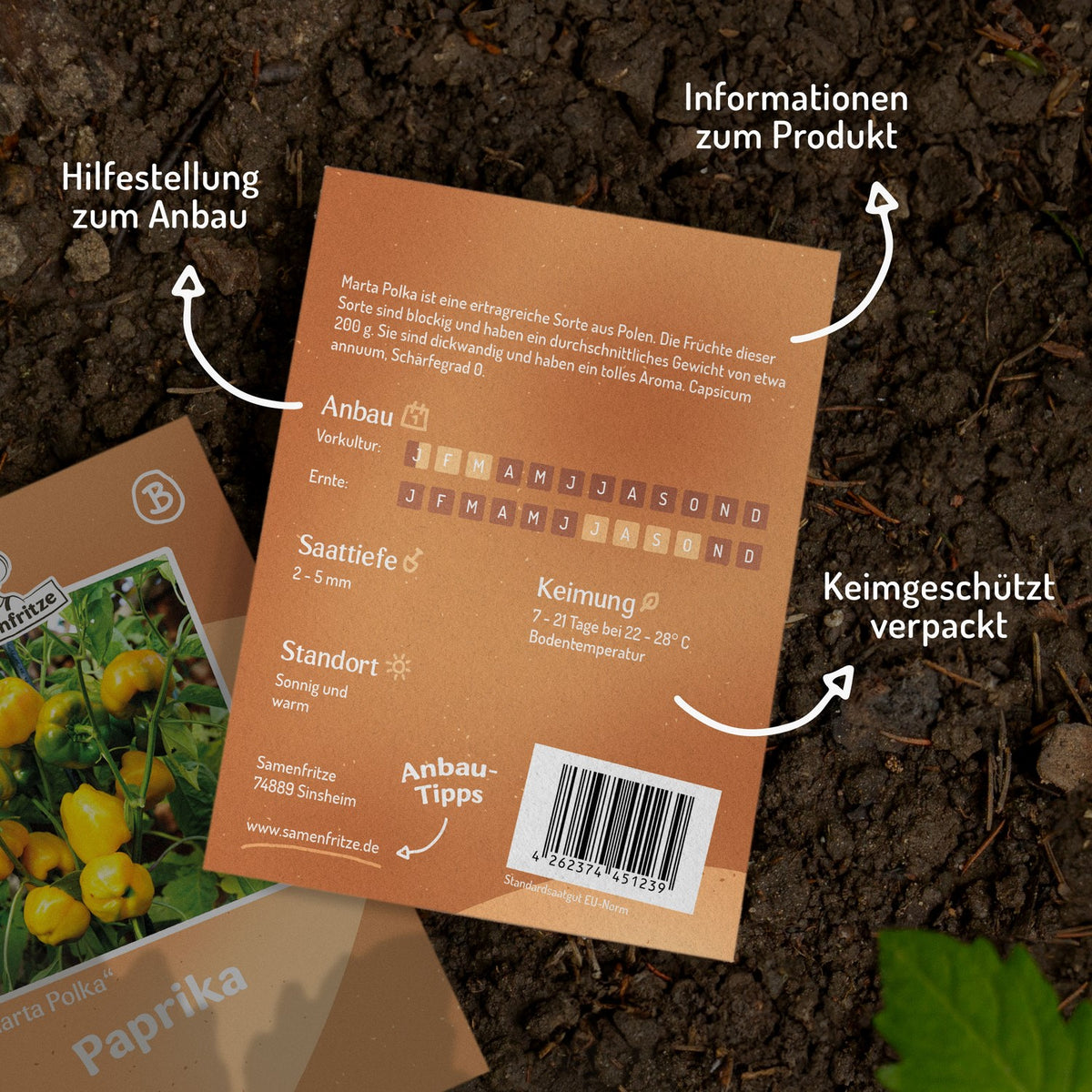 MHD 06/26 Paprika Marta Polka Samen