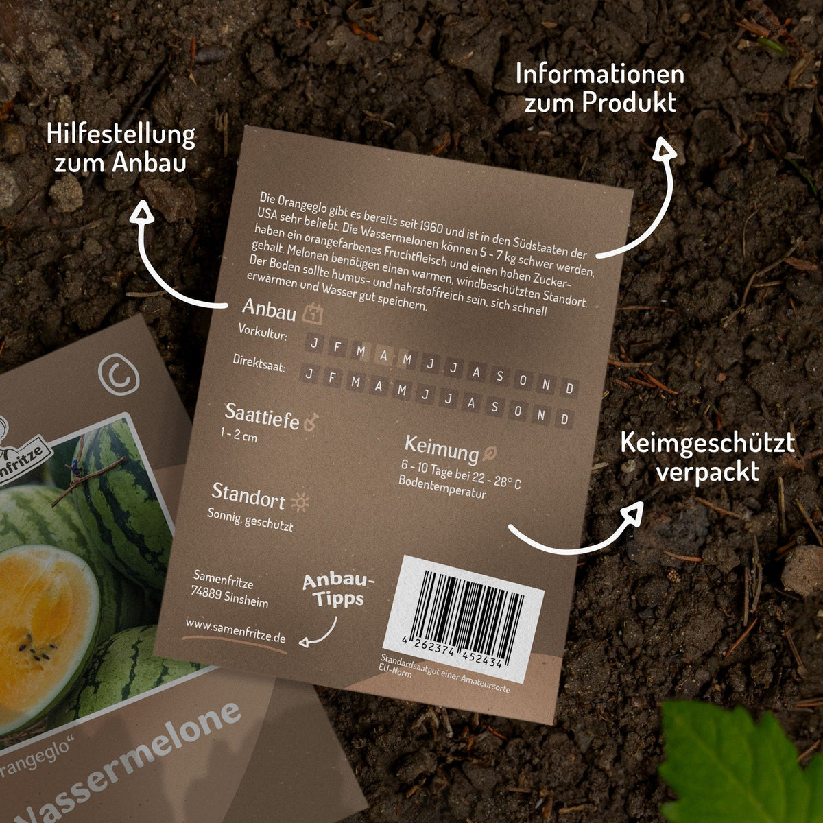 Wassermelone Orangeglo Samen