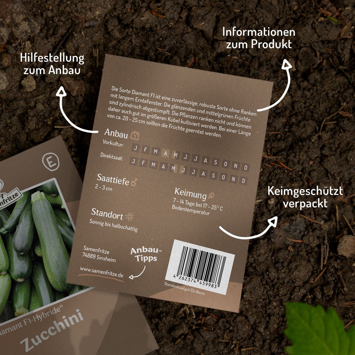 Zucchini Diamant F1 Samen