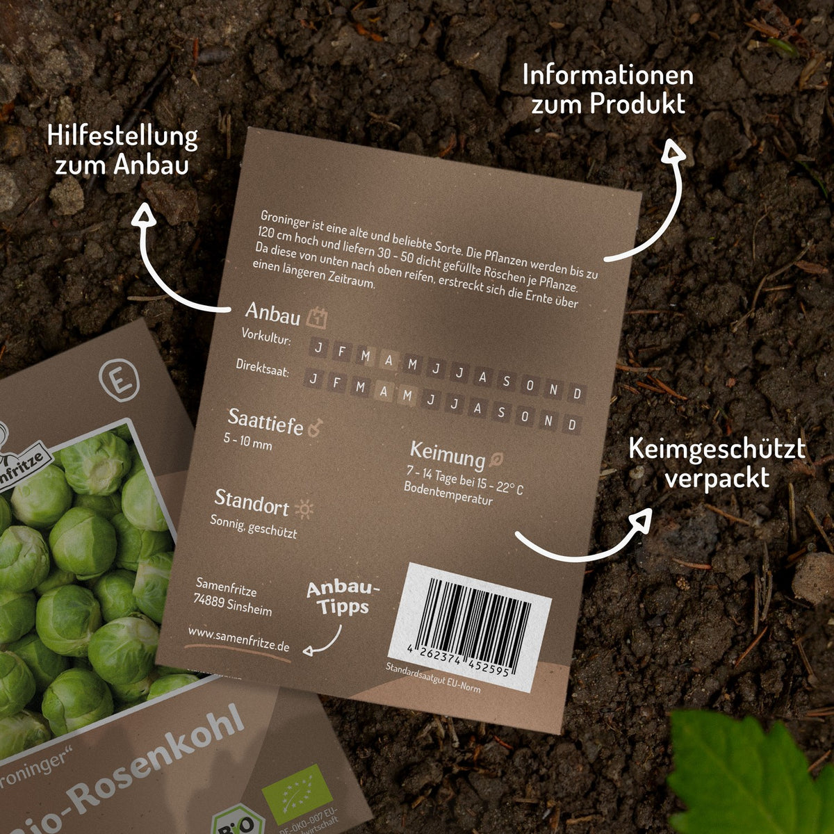 Bio-Rosenkohl Groninger