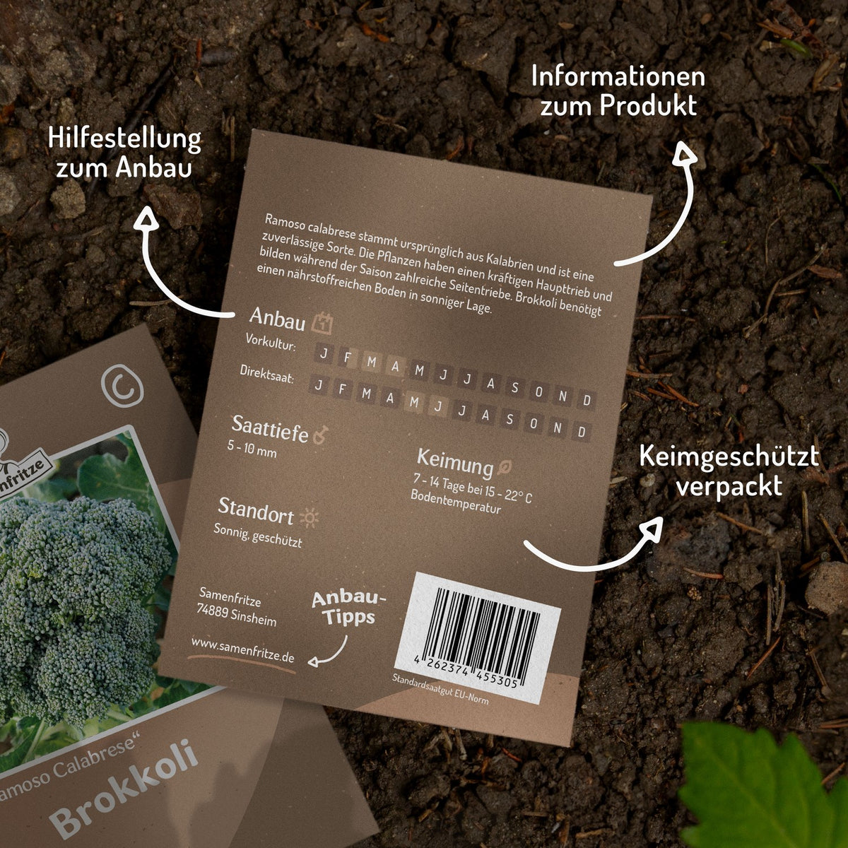 Broccoli Ramoso calabrese Samen