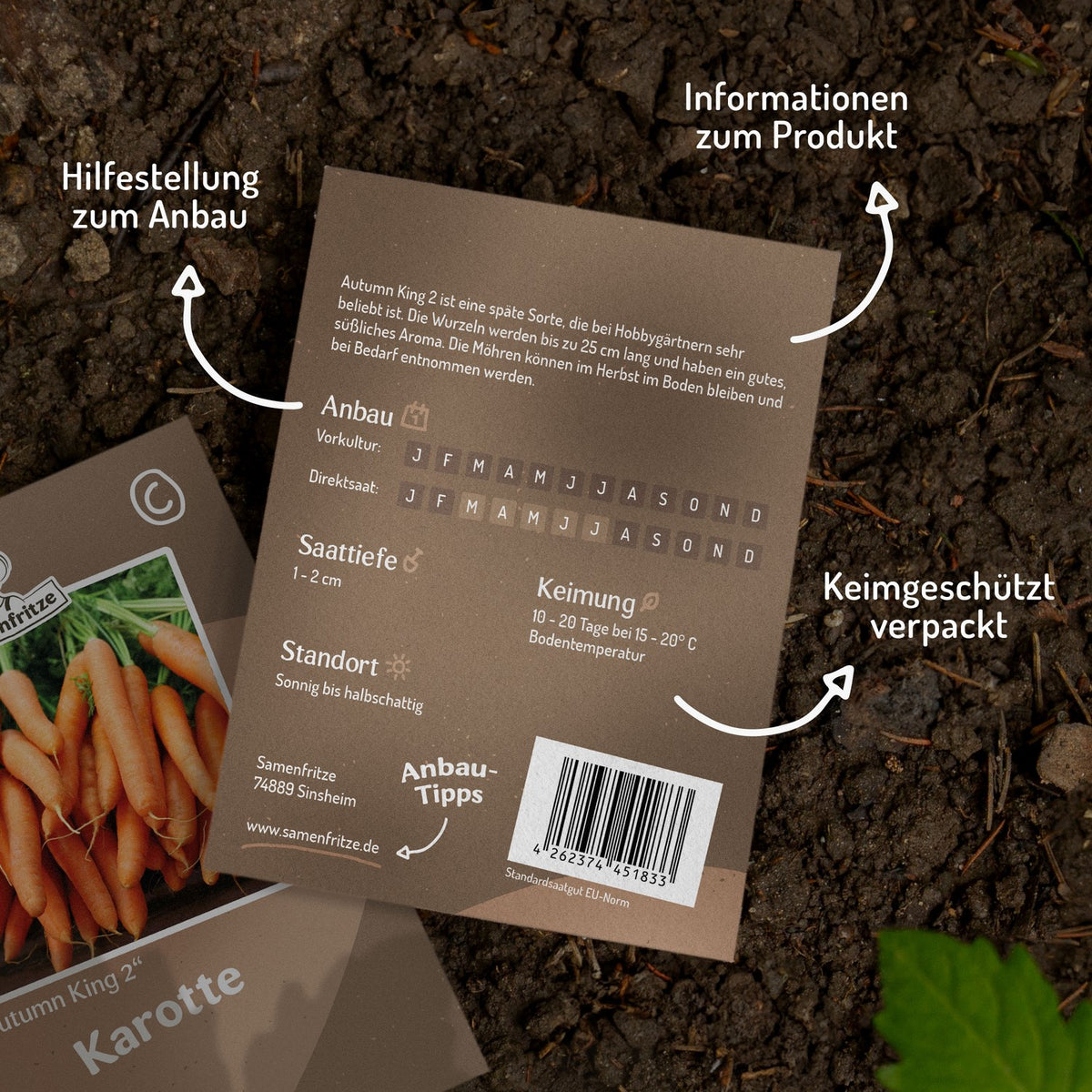 Karotte Autumn King 2 Samen