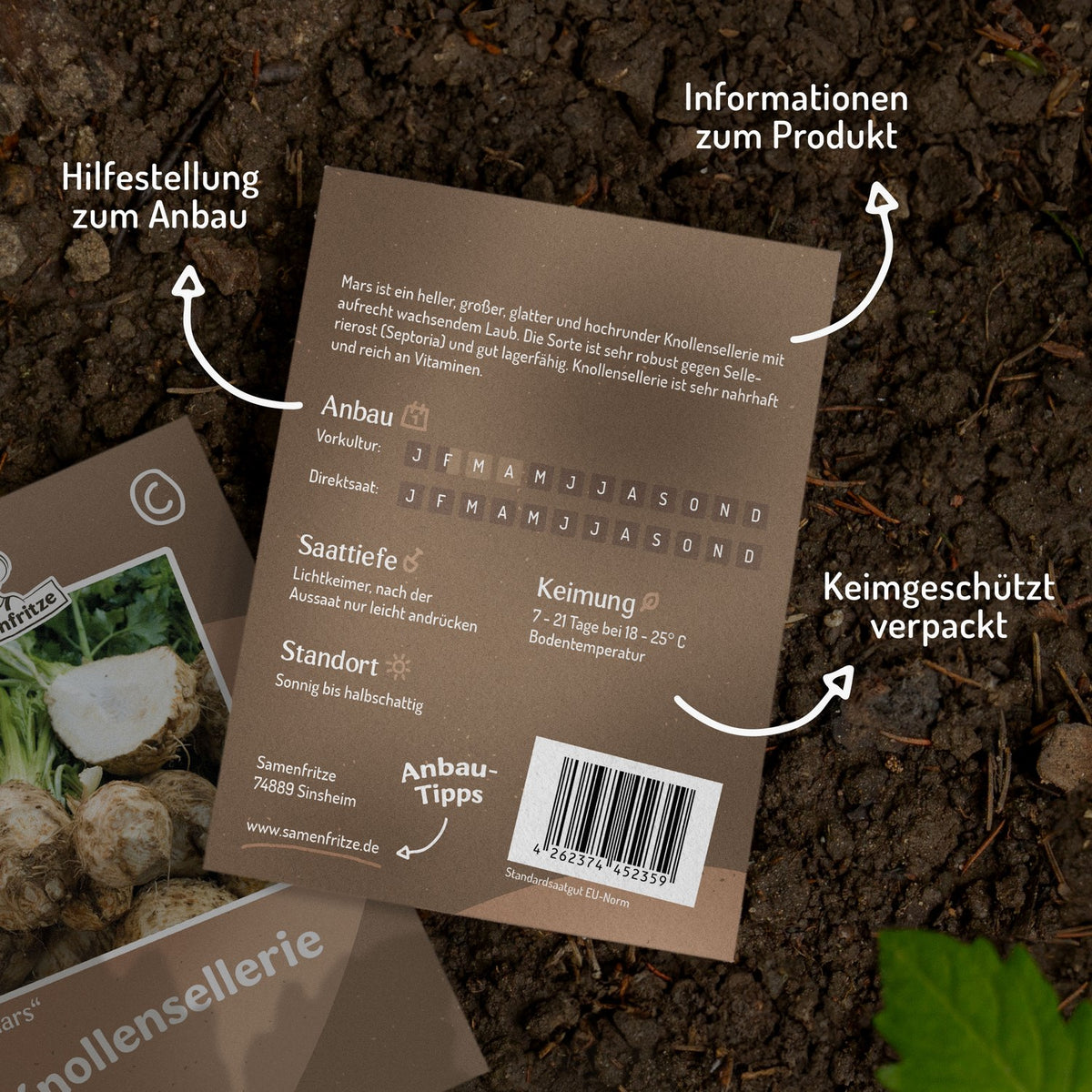 MHD 06/25 Knollensellerie Mars Samen