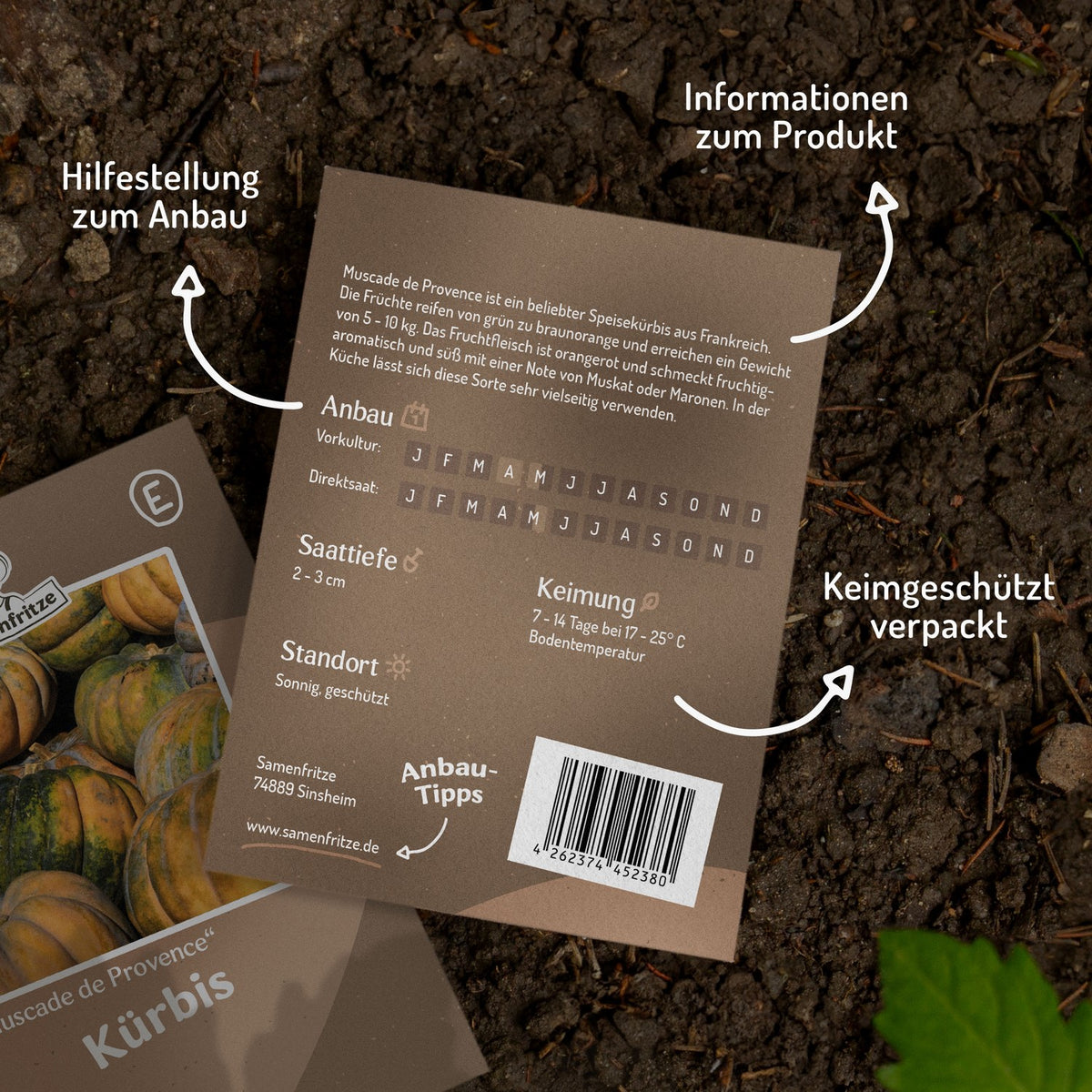 Kürbis Muscade de Provence Samen