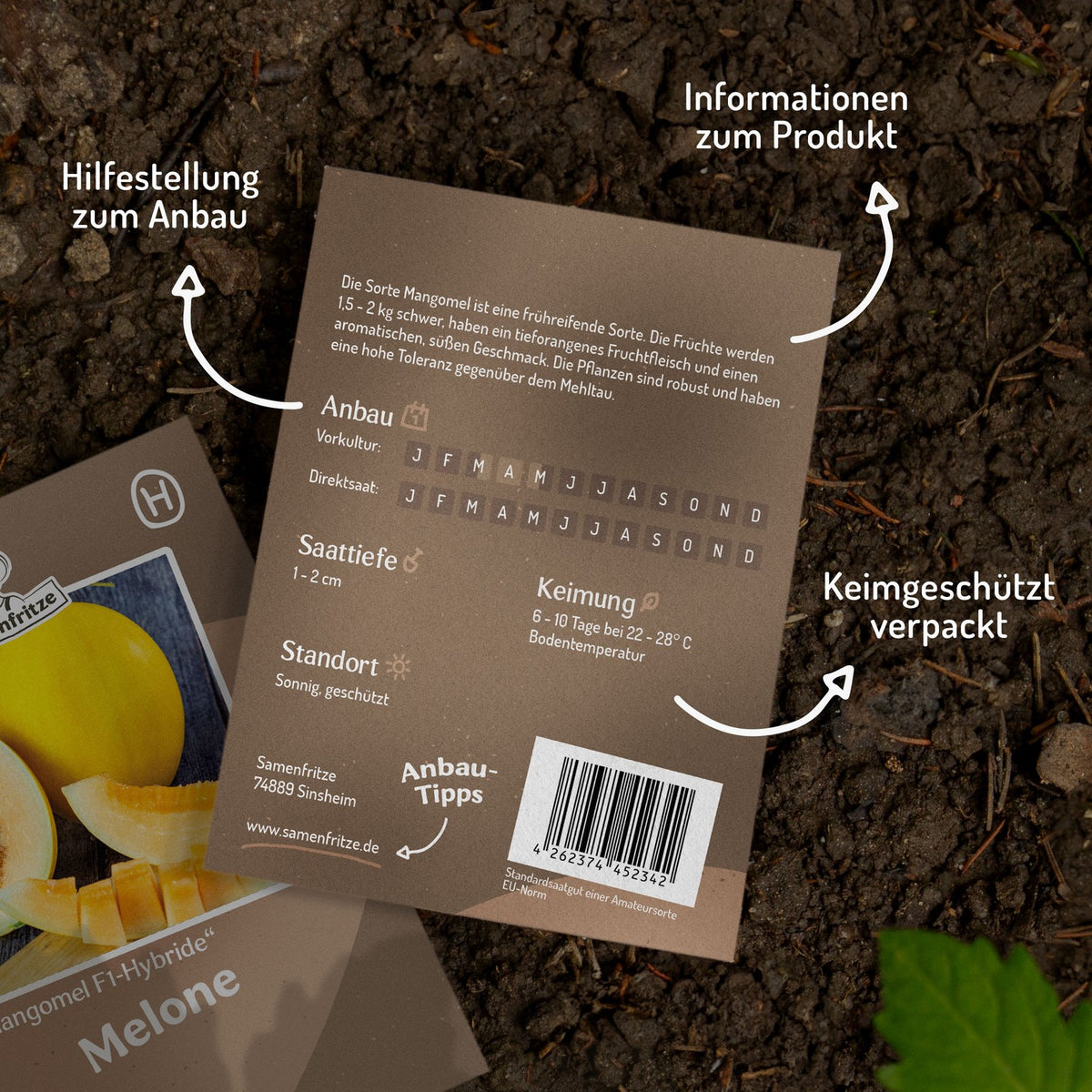 Melone Mangomel F1 Samen