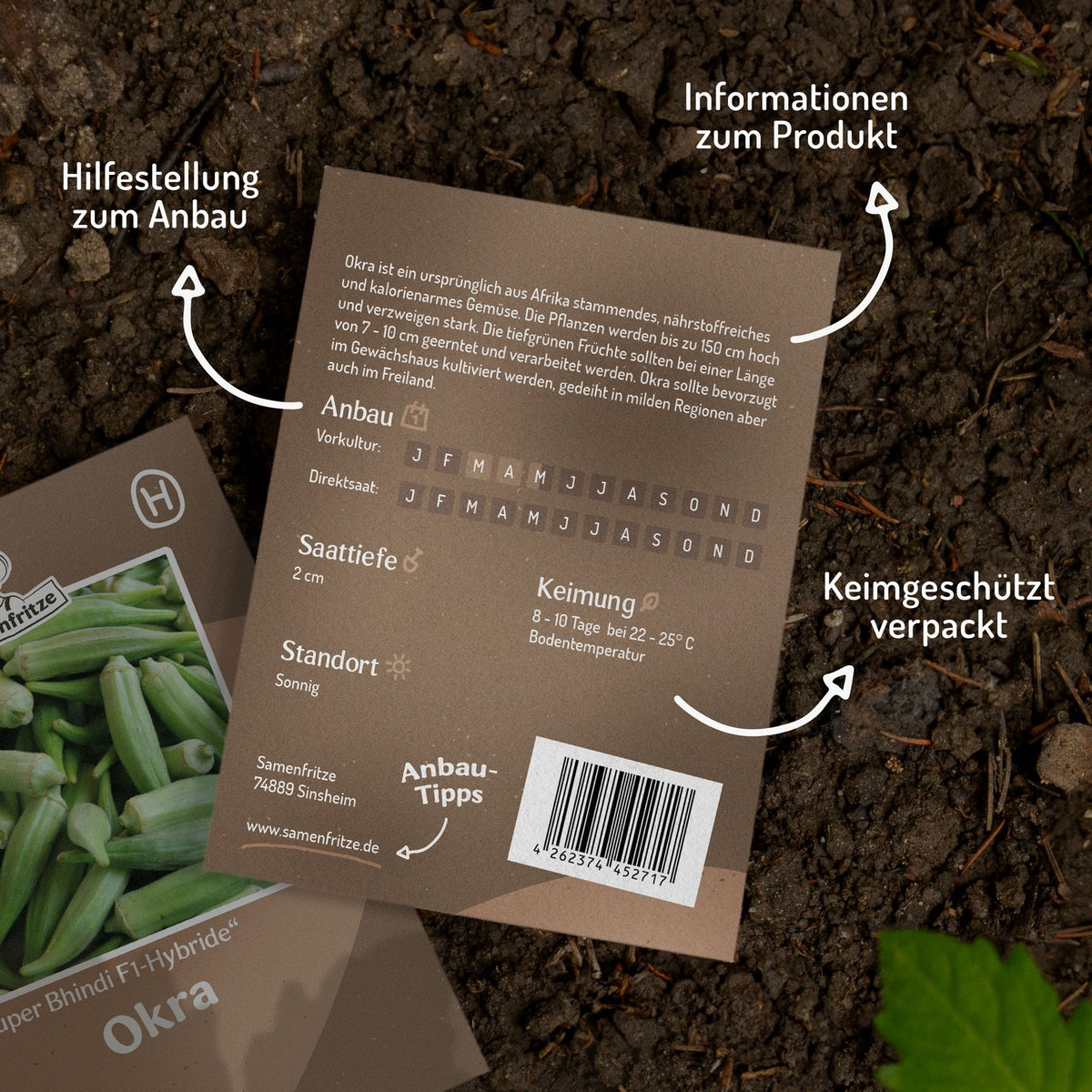 MHD 06/26 Okra Super Bhindi F1 Samen