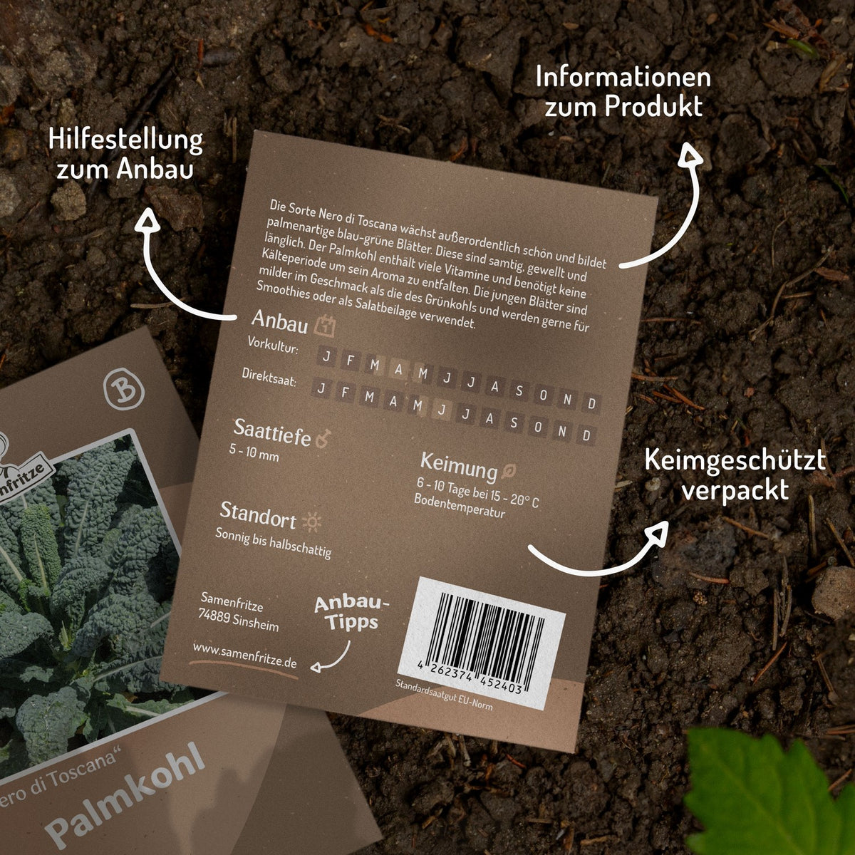 Palmkohl Nero di Toscana Samen