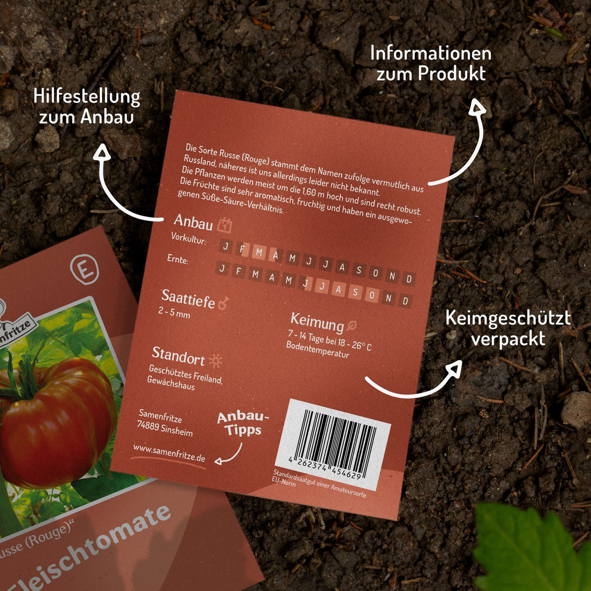 Russe (Rouge) Tomatensamen
