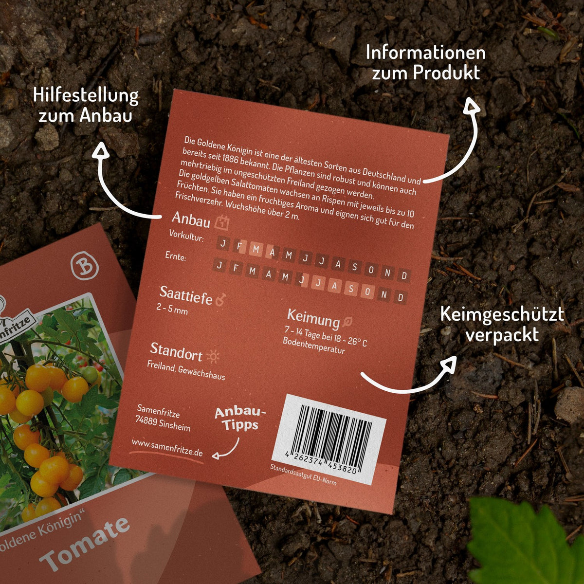 Goldene Königin Tomatensamen