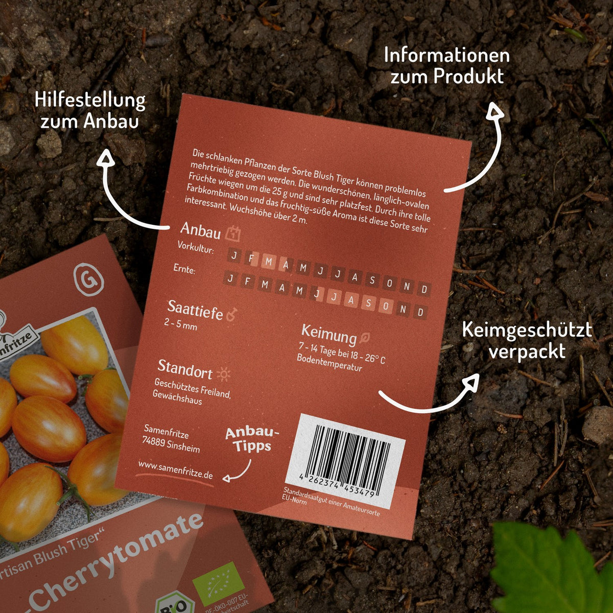 Artisan Blush Tiger Bio-Tomatensamen