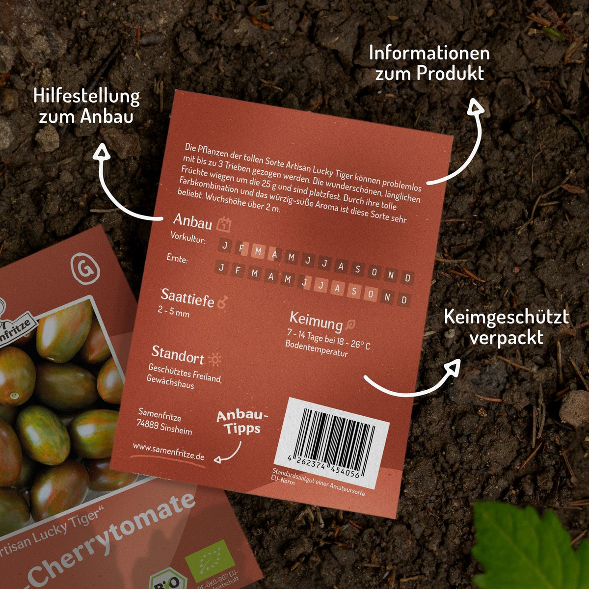 Artisan Lucky Tiger Tomatensamen