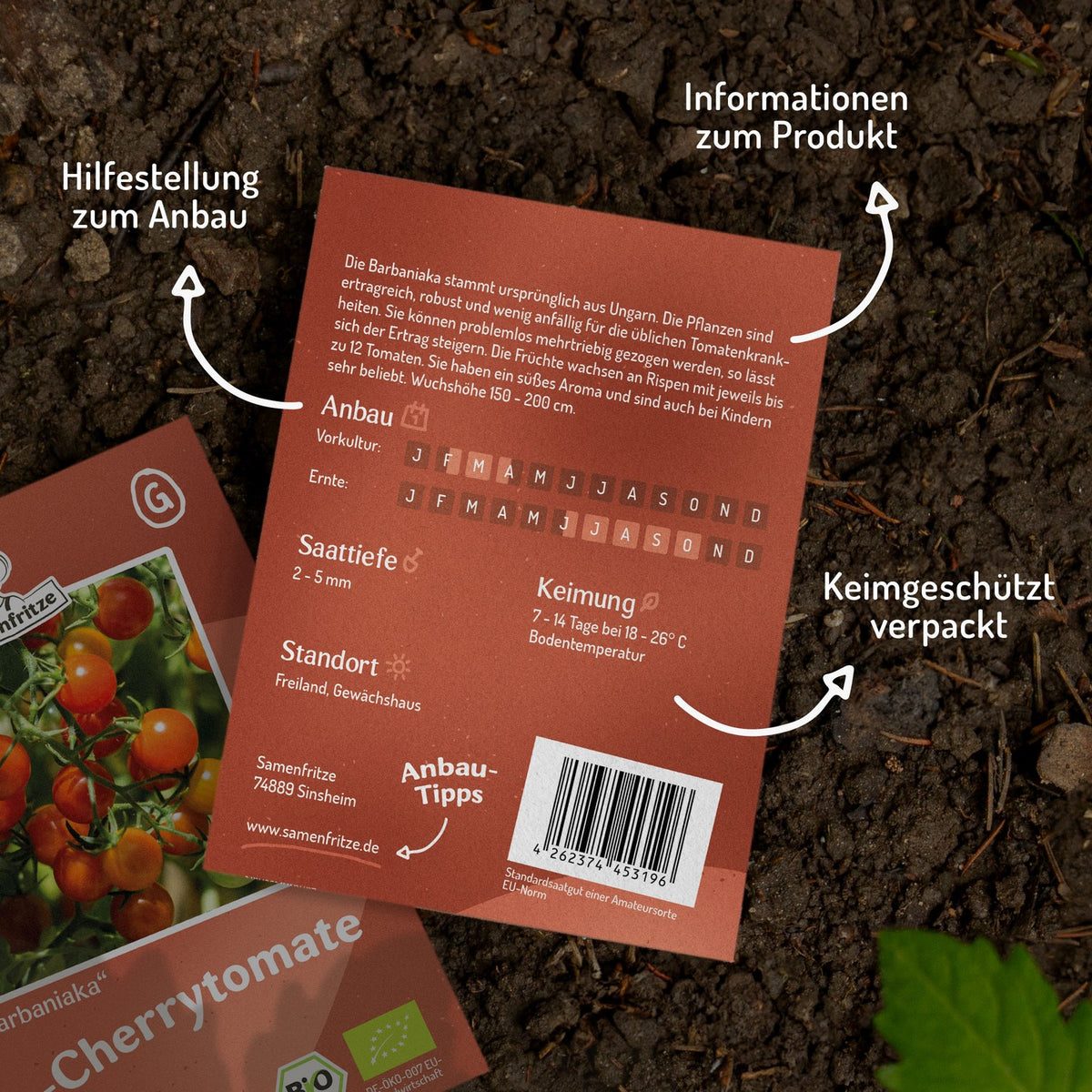 Barbaniaka Bio-Tomatensamen