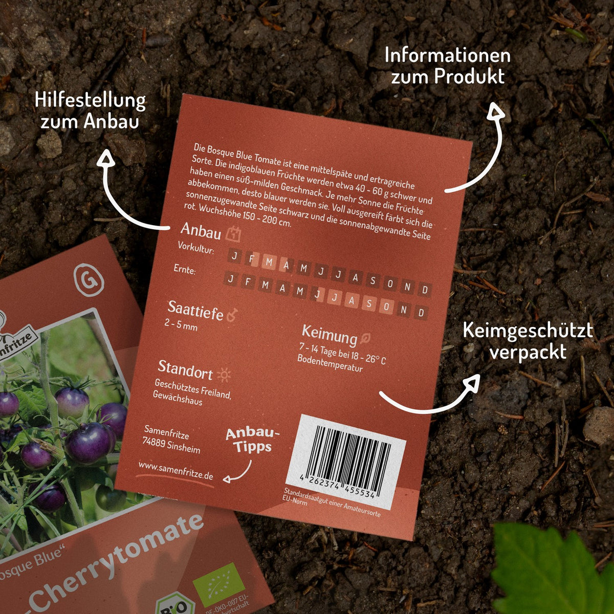 Bosque Blue Bio-Tomatensamen