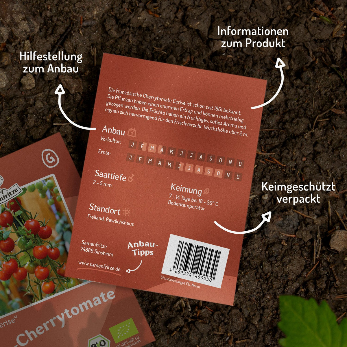 Cerise Bio-Tomatensamen