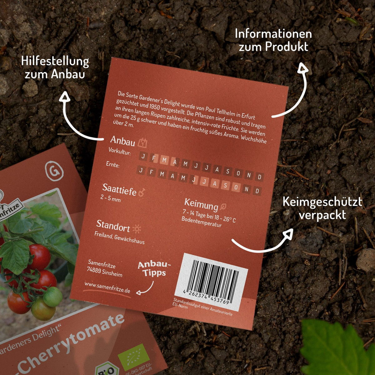 Gardener´s Delight Bio-Tomatensamen