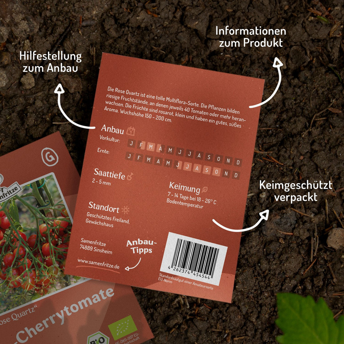 Rose Quartz Bio-Tomatensamen