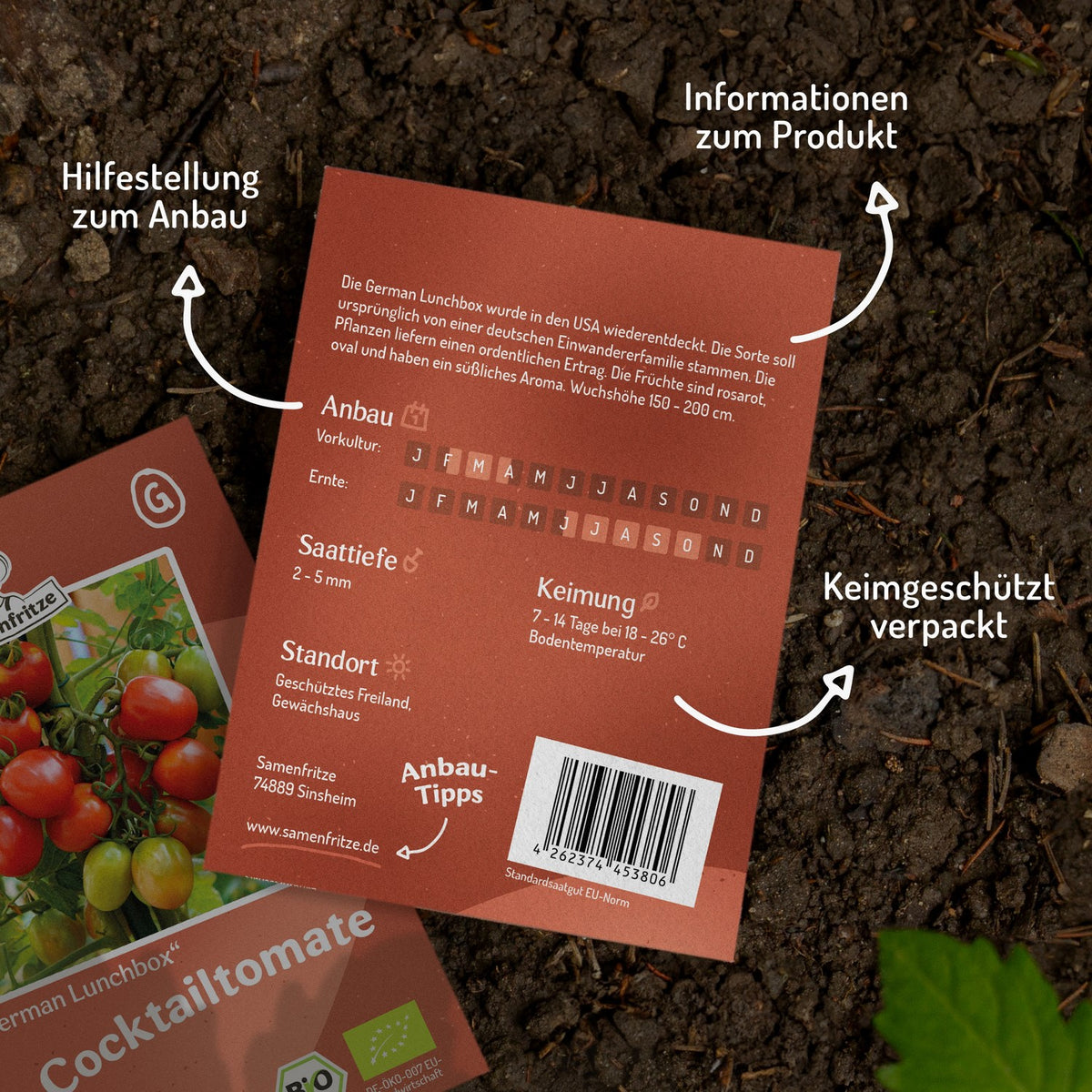 German Lunchbox Bio-Tomatensamen