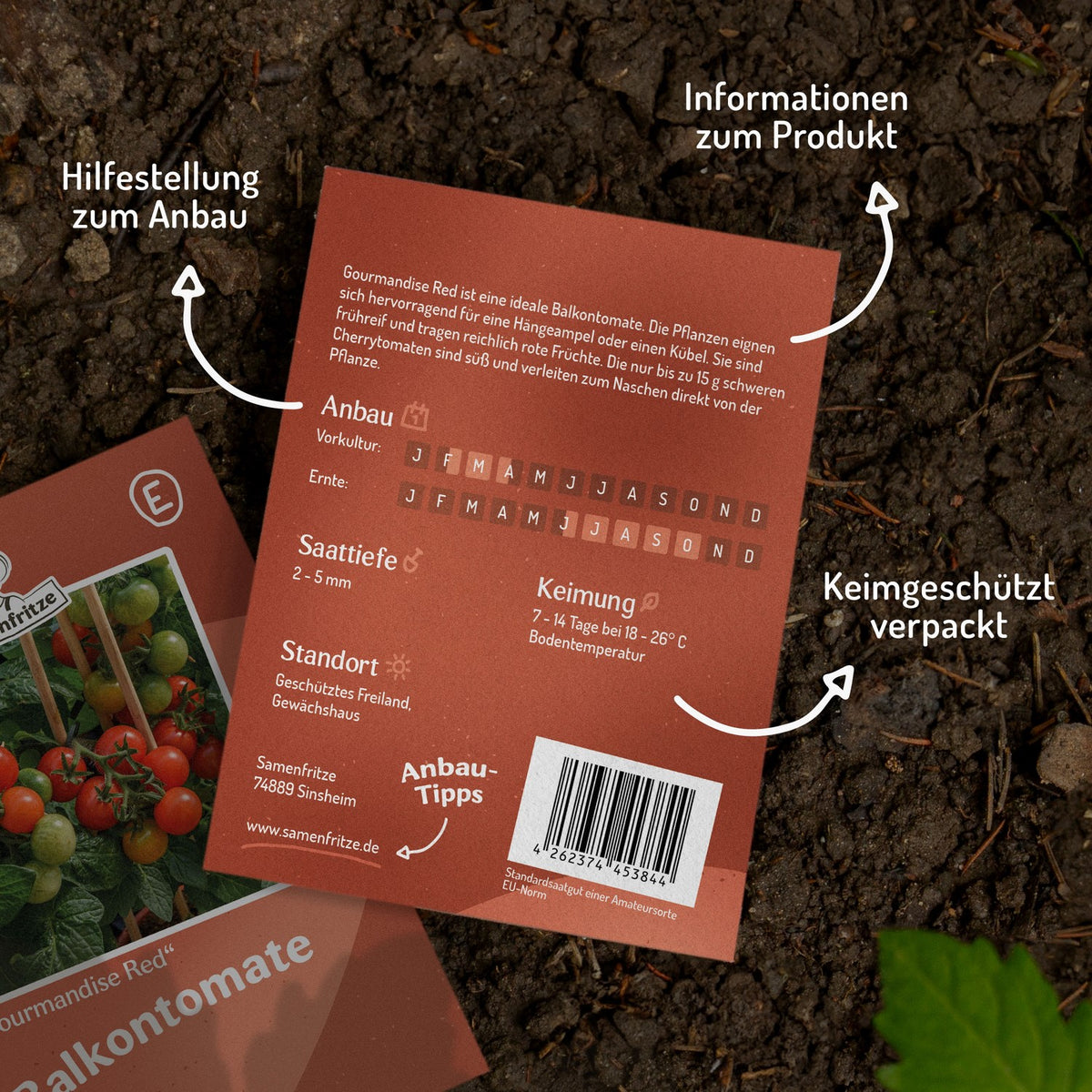 Gourmandise Red Tomatensamen