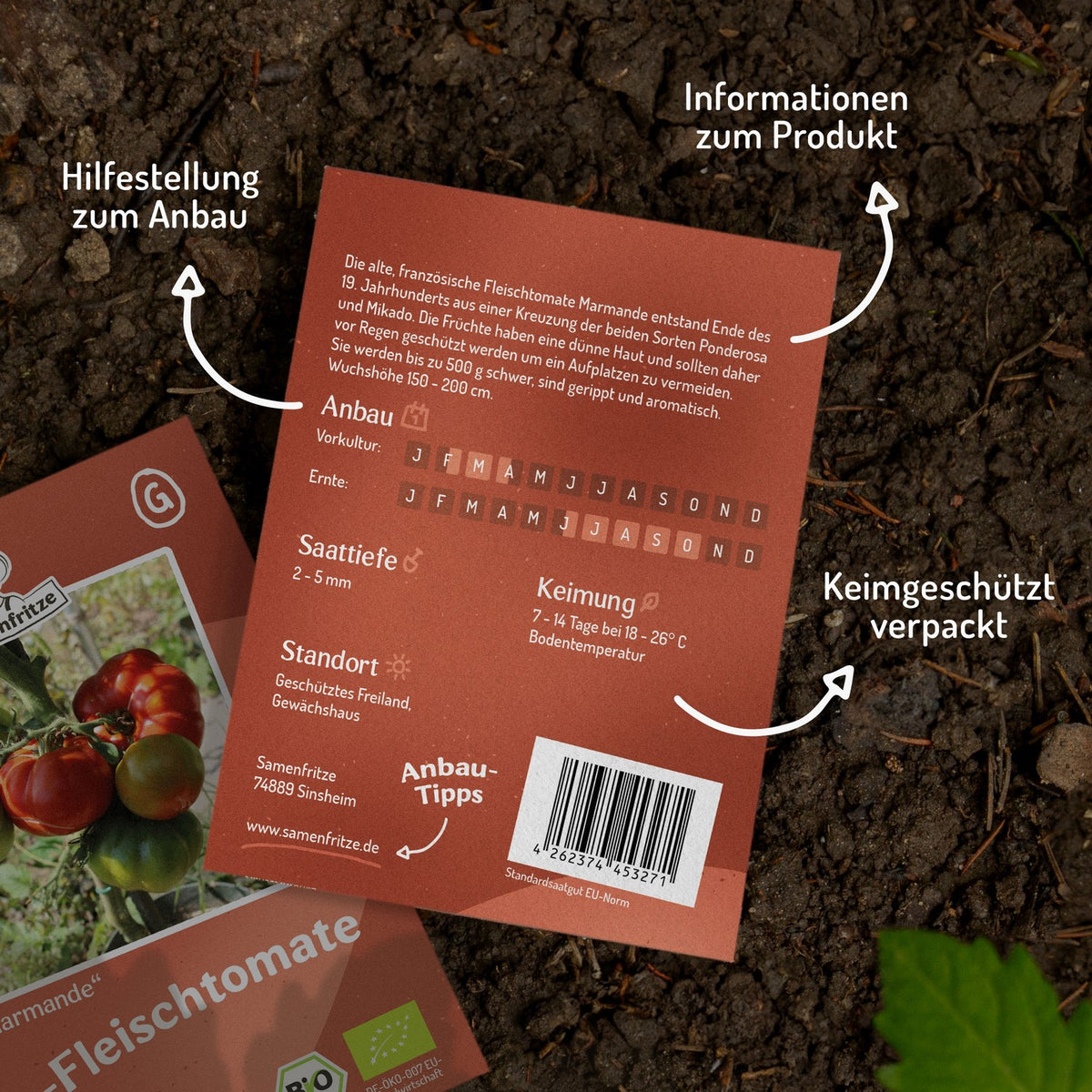 Marmande Bio-Tomatensamen