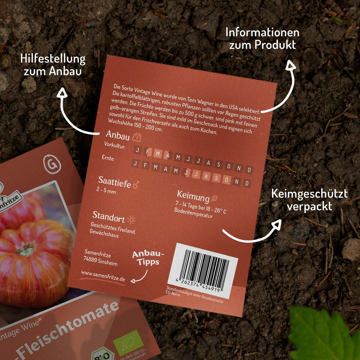 Vintage Wine Bio-Tomatensamen