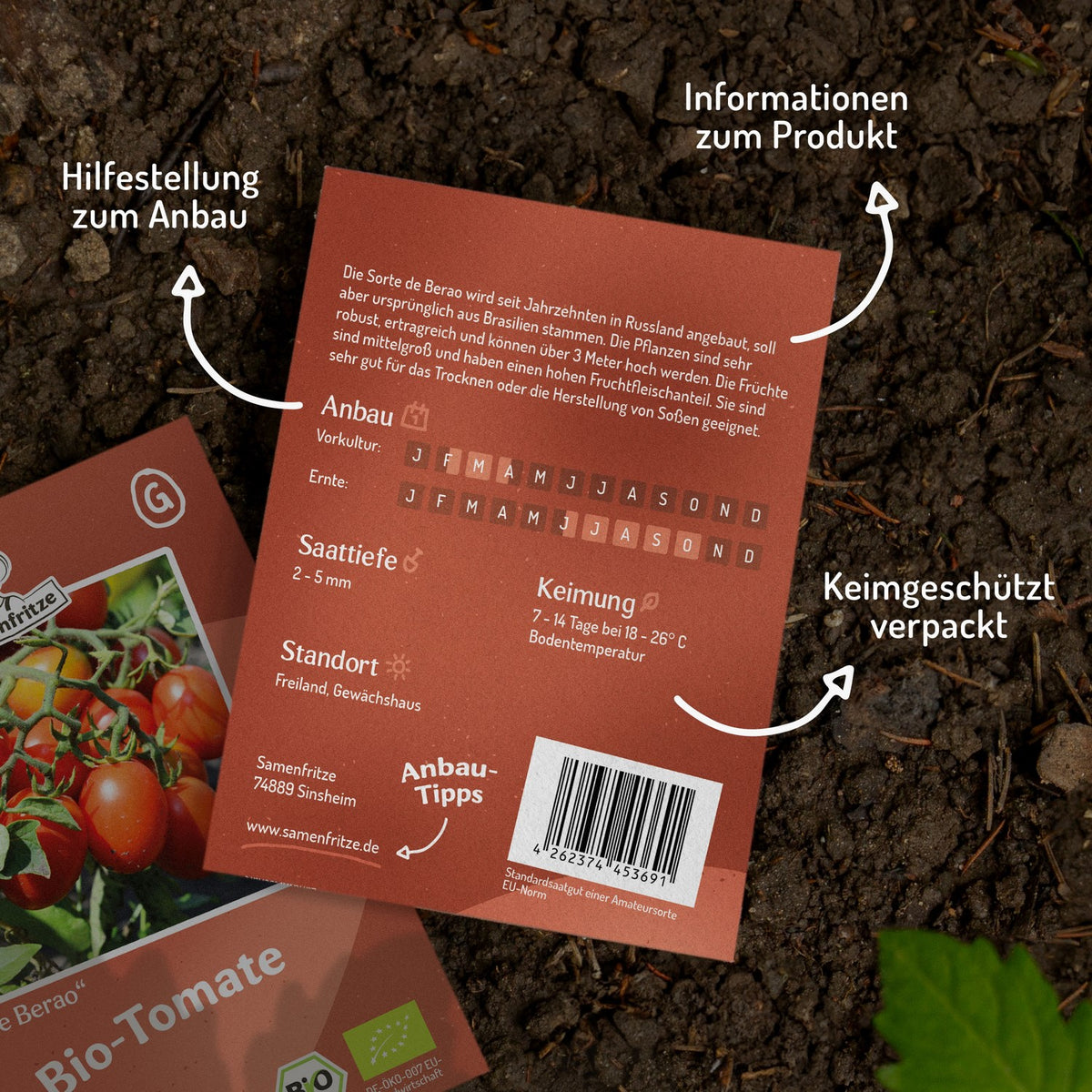 De Berao Bio-Tomatensamen