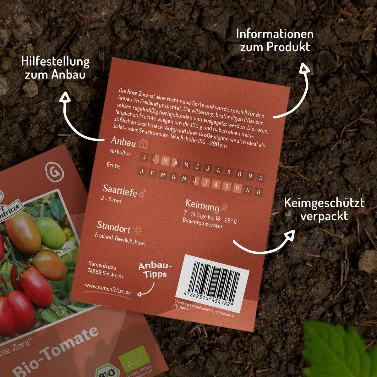 Rote Zora Bio-Tomatensamen