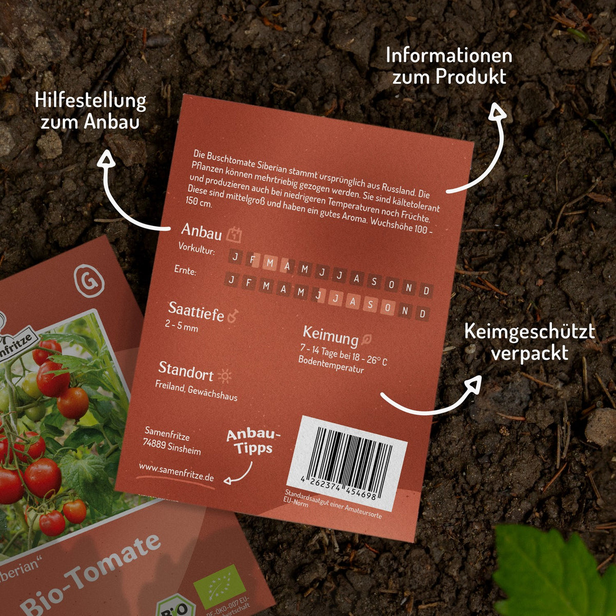Siberian Bio-Tomatensamen