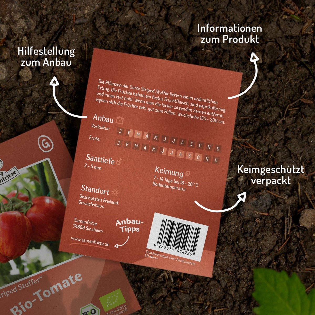 Striped Stuffer Bio-Tomatensamen