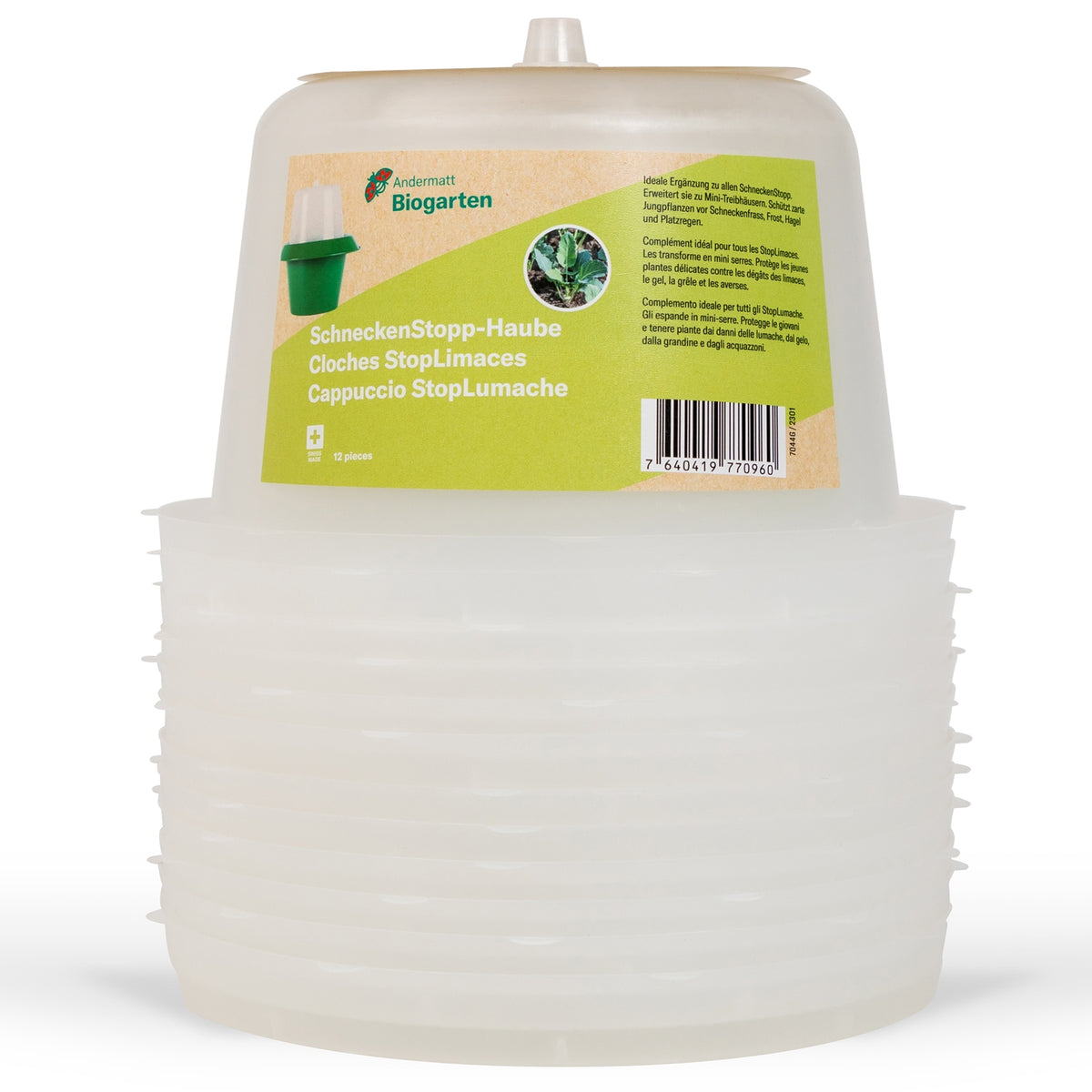 SchneckenStopp Haube 12er Set