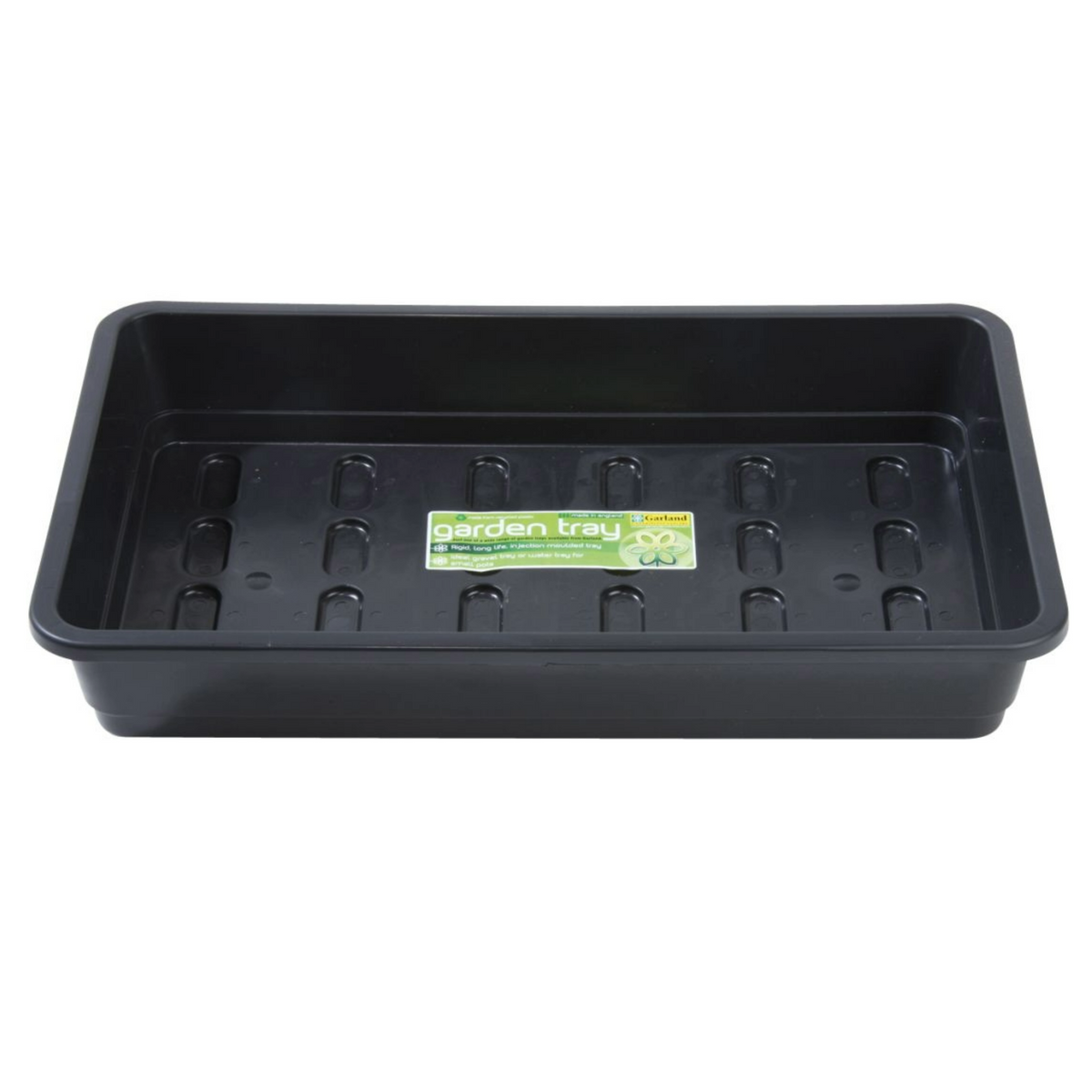 Zimmergewächshaus 38 x 23 x 18 cm – stabiles Mini-Gewächshaus mit schwarzer Schale