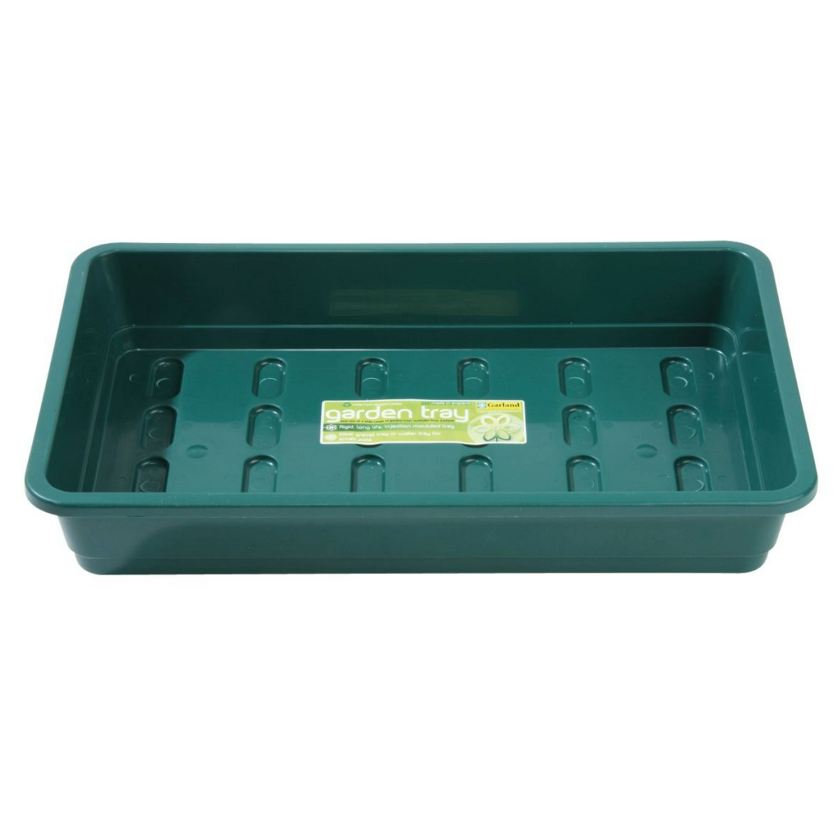 Zimmergewächshaus 38 x 23 x 18 cm – stabiles Mini-Gewächshaus mit grüner Schale
